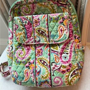 Vibrant Vera Bradley Floral Backpack NEW WITH TAGS